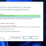 Windows 11 Hardware non supportato