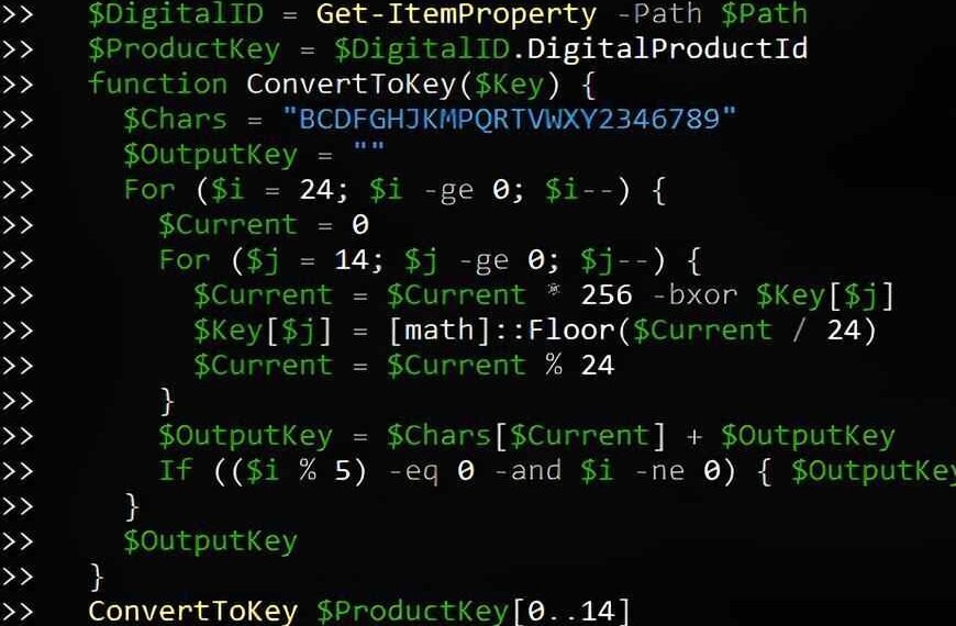 come trovare la licenza di Windows