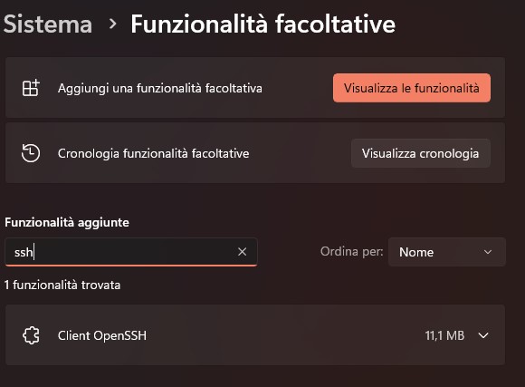 Come usare il comando SSH dal terminale Windows