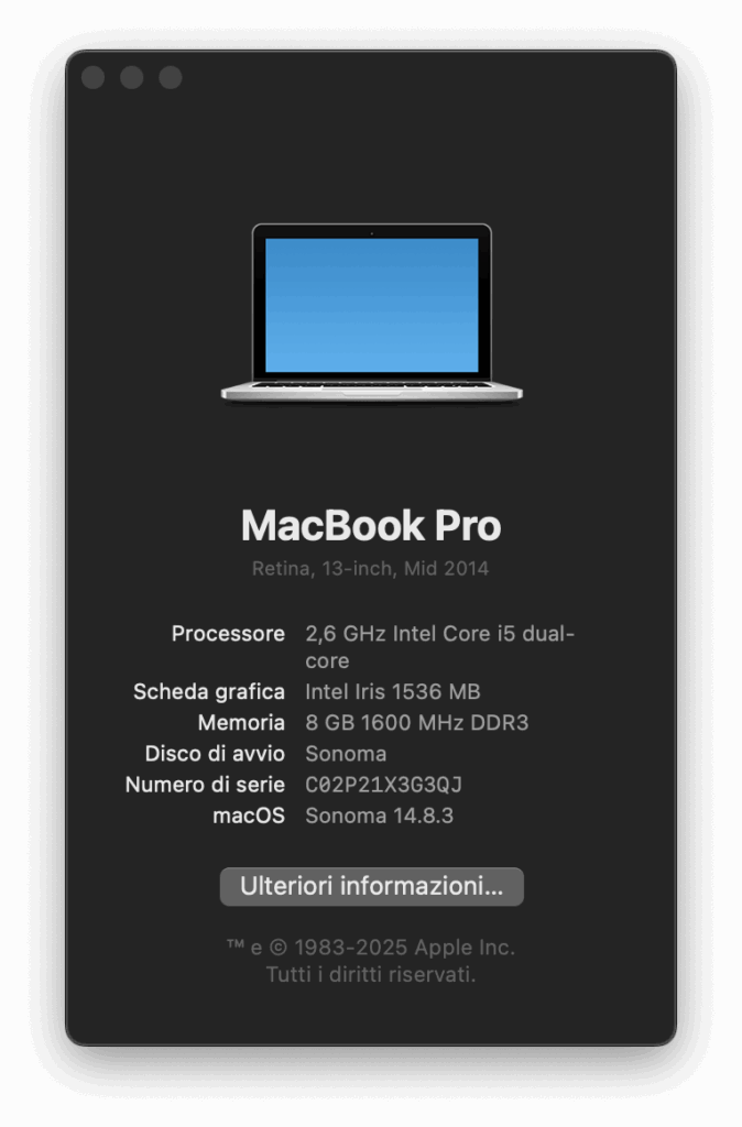 Mac non si aggiorna alla nuova versione di macOS