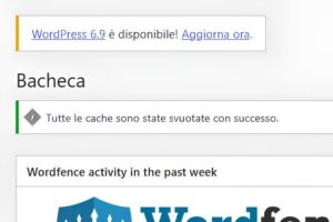 Disabilitare notifica aggiornamento Wordpress